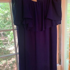 Off the shoulder mini dress